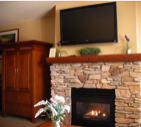 solitude lodging fireplace unit